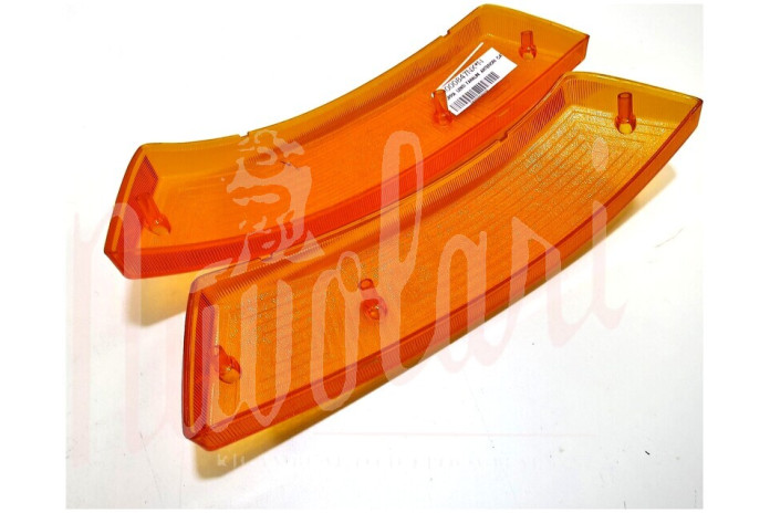 COPPIA LENTE FANALINI ANTERIORI CARELLO ARANCIO