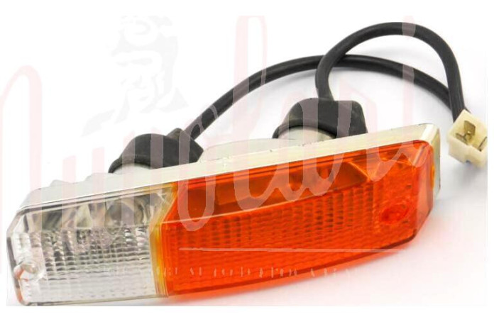 FANALINO ANTERIORE ALTISSIMO BIANCO/ARANCIO