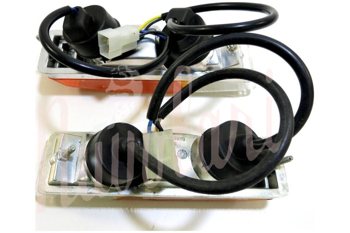 COPPIA FANALINI ANTERIORI ALTISSIMO BIANCO/ARANCIO