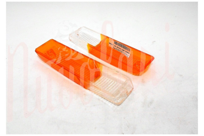 COPPIA LENTI FANALINI ANT ALTISSIMO BIANCA/ARANCIO