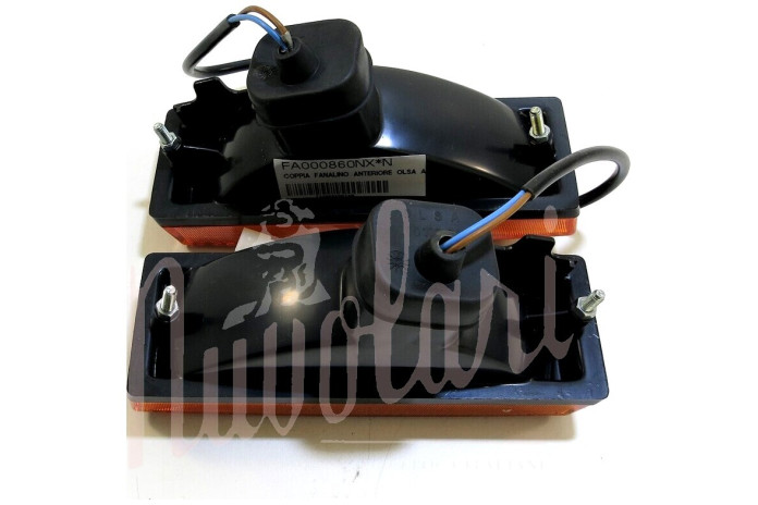 COPPIA FANALINO ANTERIORE OLSA ARANCIO