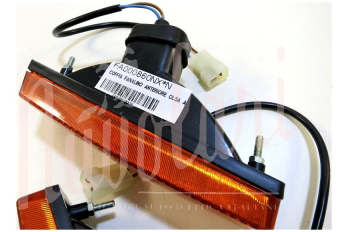 COPPIA FANALINO ANTERIORE OLSA ARANCIO