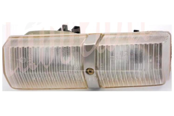 FANALINO ANTERIORE CONCORRENZA BIANCO BASE METALLO