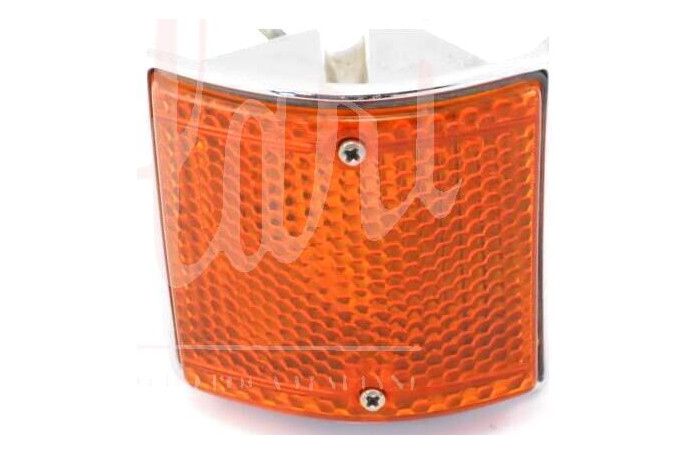 FANALINO ANTERIORE STARS ARANCIO BASE METALLO