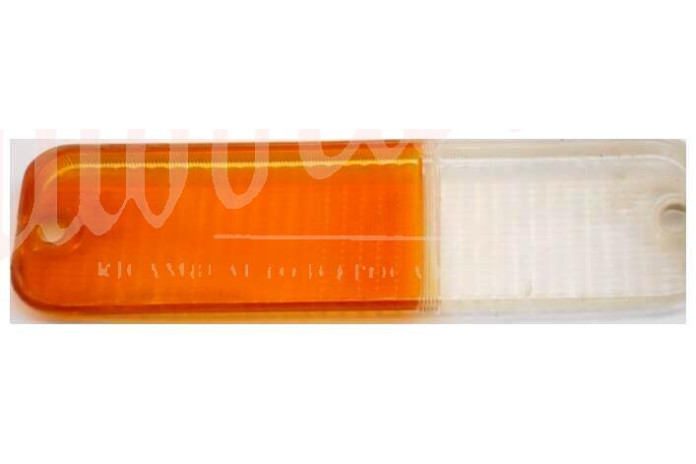 LENTE ANTERIORE CONCORRENZA BIANCA/ARANCIO