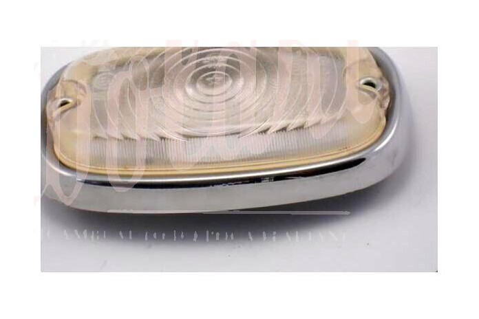 FANALINO ANTERIORE STARS BIANCO BASE METALLO