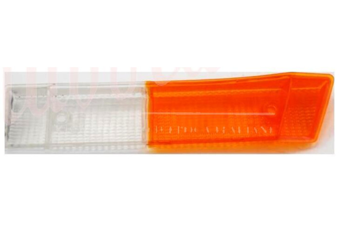 COPPIA LENTI ANTERIORI DX+SX SIEM BIANCO/ARANCIO