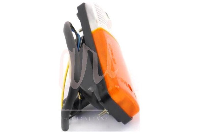 COPPIA FANALINI ANTERI DX+SX OLSA BIANCO/ARANCIO