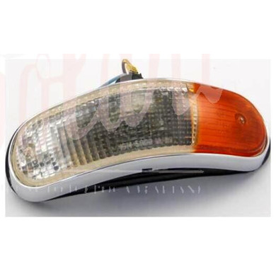 COPPIA FANALINI ANT DX+SX ALTISSIMO BIANCO/ARANCIO