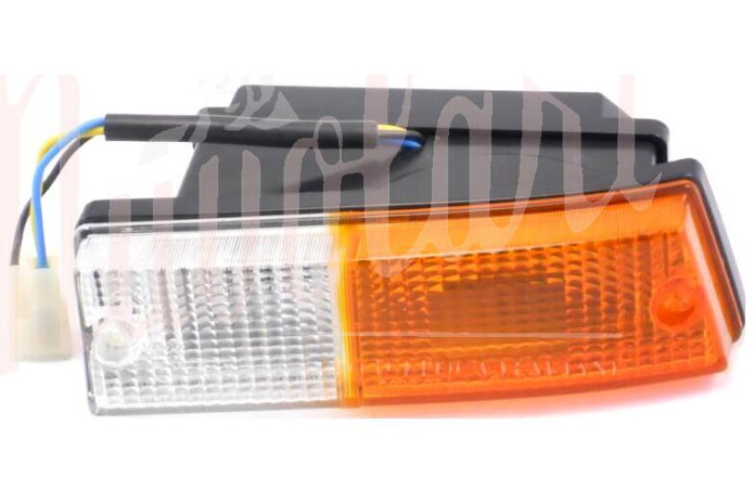 FANALINO ANTERIORE ALTISSIMO BIANCO/ARANCIO