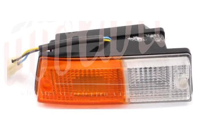 COPPIA FANALINI ANTERIORI ALTISSIMO BIANCO/ARANCIO