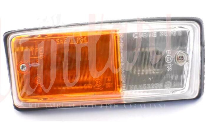 COPPIA FANALINI ANT DX+SX CIBIE BIANCO/ARANCIO