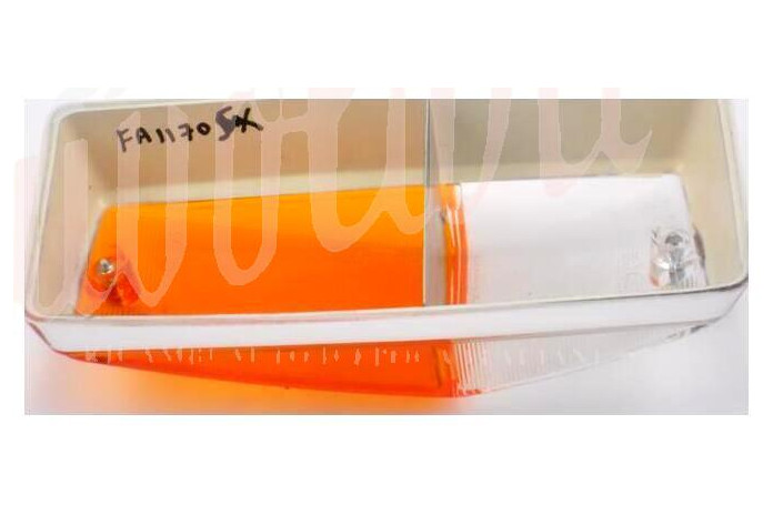 LENTE ANTERIORE CONCORRENZA BIANCA/ARANCIO