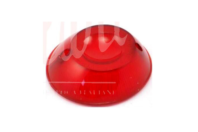 LENTE POST. CARELLO ROSSA PER FANALINO IN METALLO