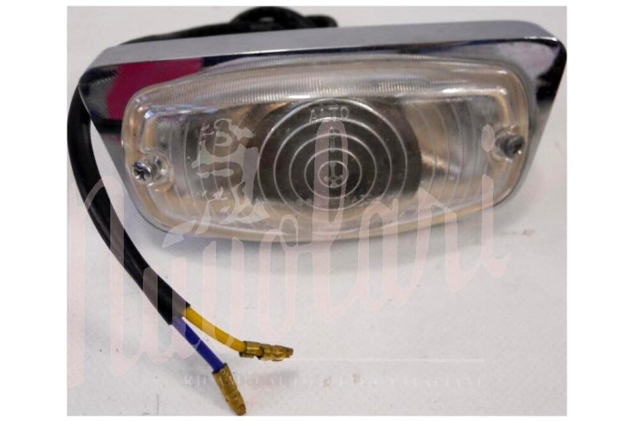 FANALINO ANTERIORE CARELLO BIANCO BASE CROMATA