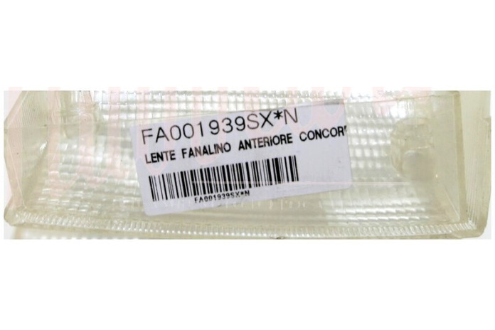 LENTE FANALINO ANTERIORE CONCORRENZA BIANCA