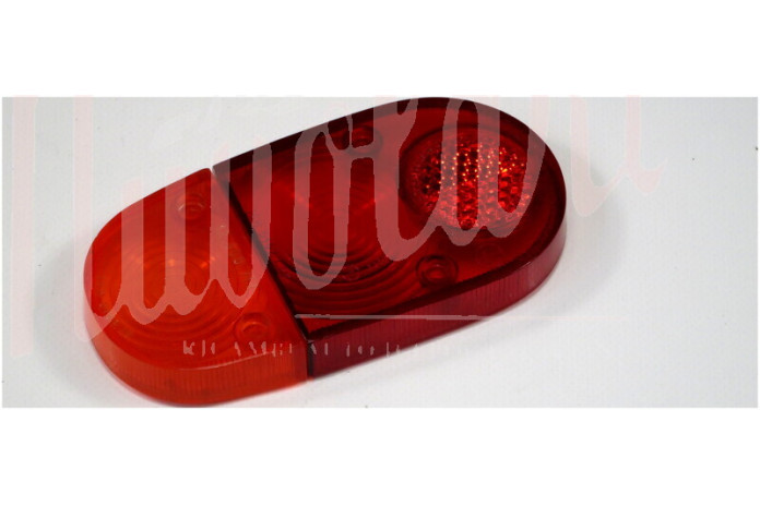 SERIE LENTI FANALI POSTCARELLO ROSSA ARANCIO