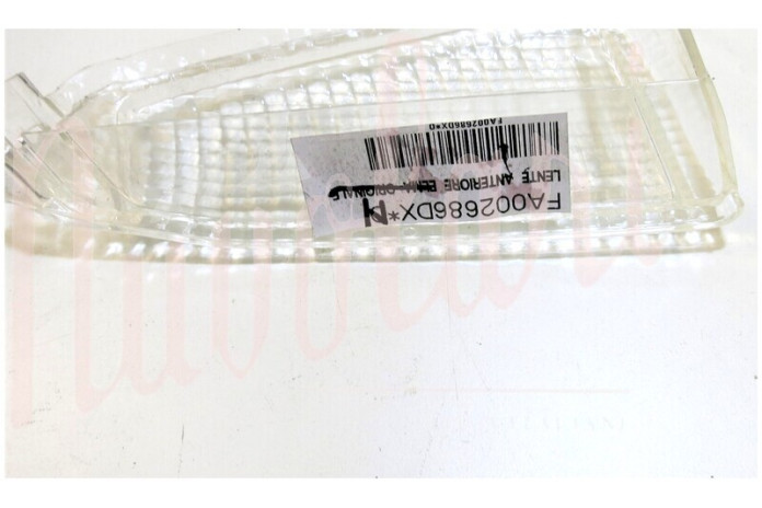 LENTE FANALINO ANTERIORE P/V BIANCA