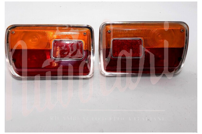 COPPIA FANALI POST CARELLO REPLICA BASE PLASTICA