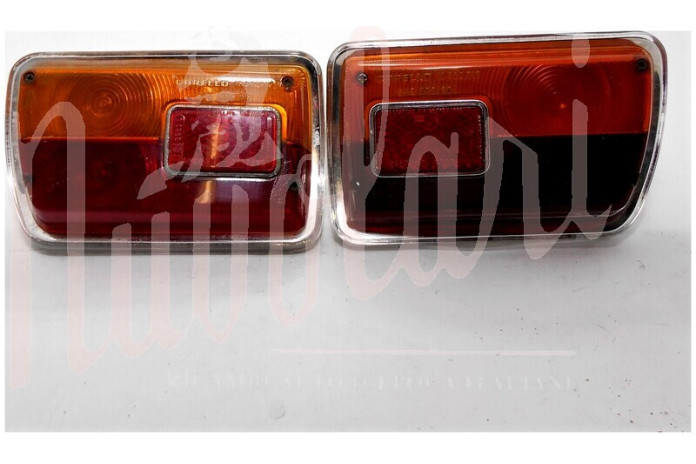 COPPIA FANALI POST CARELLO BASE PLASTICA