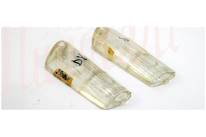 COPPIA LENTI FANALINI ANTERIORE CARELLO BIANCA