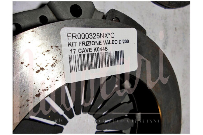 KIT FRIZIONE VALEO D/200 17 CAVE K044S
