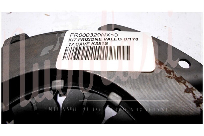 KIT FRIZIONE VALEO D/170 17 CAVE K351S