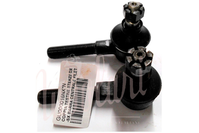 COPPIA TESTINE STERZ0 DX-SX BARRA CENTRALE C/COPIGLIA 14X1.5 D/S