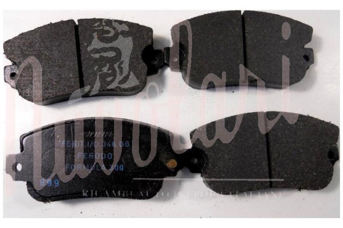 PASTICCHE FRENO ANTERIORE (SPESSORE 17)