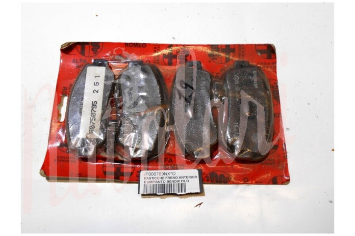 PASTICCHE FRENO ANTERIORE (IMPIANTO BENDIX FILO SENSORE SPIA)