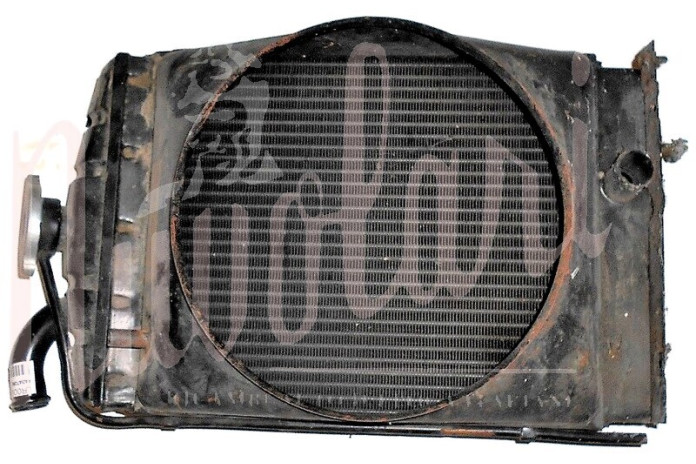 RADIATORE (TUBO SUPERIORE CURVO E TUBO NEL CONVOGLIATORE)