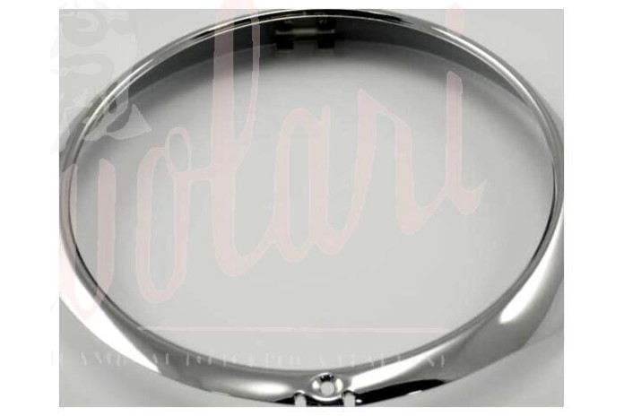 COPPIA CORNICE FARO CROMATE PER ALFA ROMEO SPIDER 1600 SERIE 3 