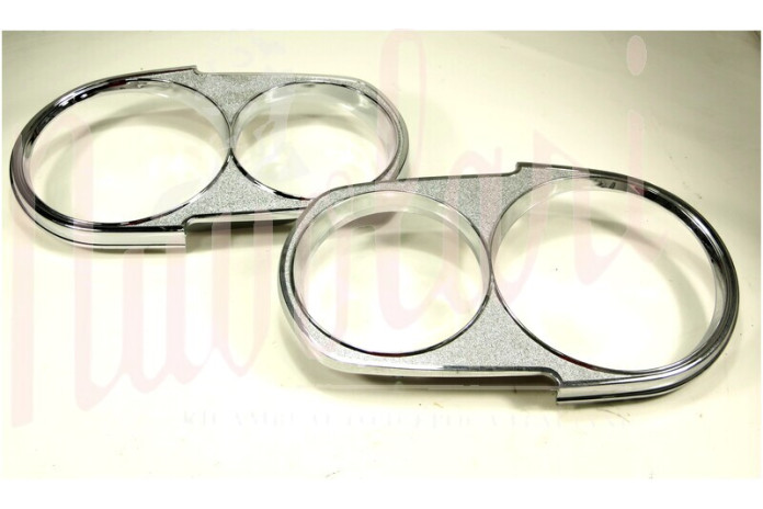 COPPIA CORNICI FARO DOPPIO PLASTICA