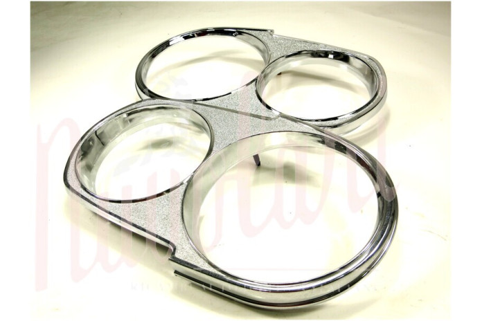 COPPIA CORNICI FARO DOPPIO PLASTICA