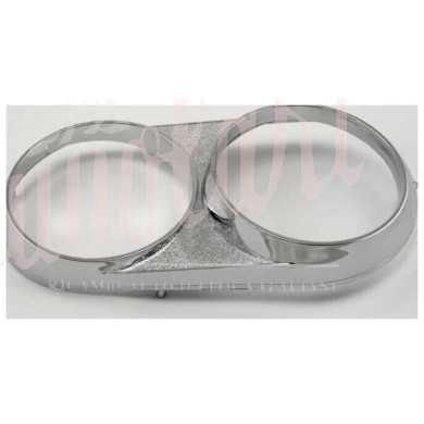 CORNICE FARI DOPPIA IN PLAS. CROMATA