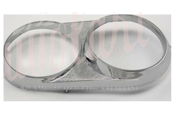 CORNICE FARI DOPPIA IN PLAS. CROMATA