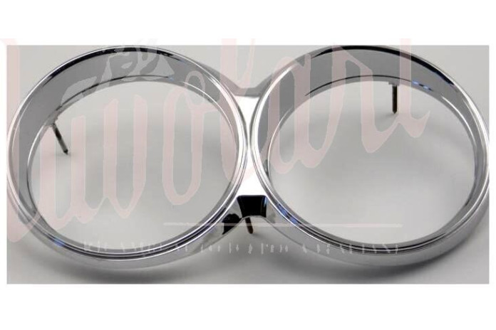 COPPIA CORNICI FARO DOPPIO CARELLO