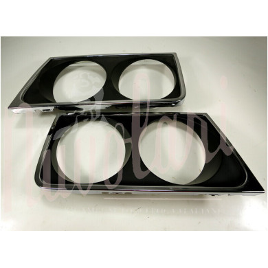 COPPIA CORNICI FARO DOPPIO PLASTICA