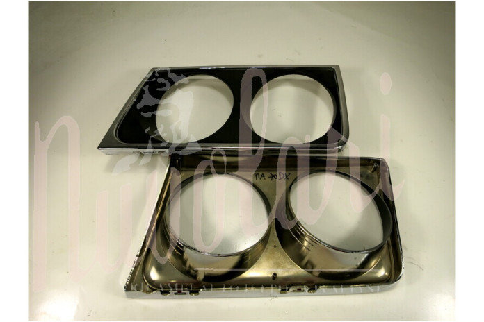 COPPIA CORNICI FARO DOPPIO PLASTICA