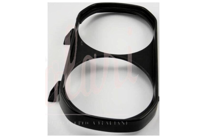 CORNICE FARO DOPPIO PLAST. NERA