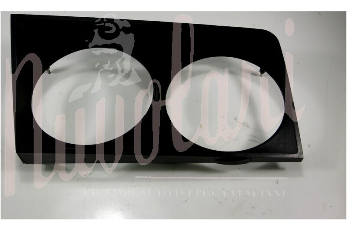 CORNICE DOPPIO FARO NERA PLASTICA DX