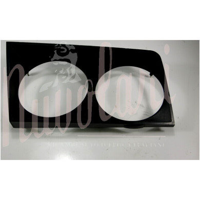 CORNICE DOPPIO FARO NERA PLASTICA DX