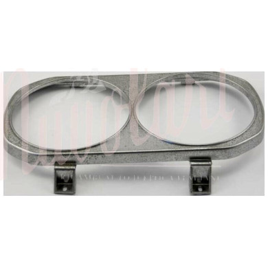 CORNICE FARO DOPPIO SX PLASTICA CROMATA