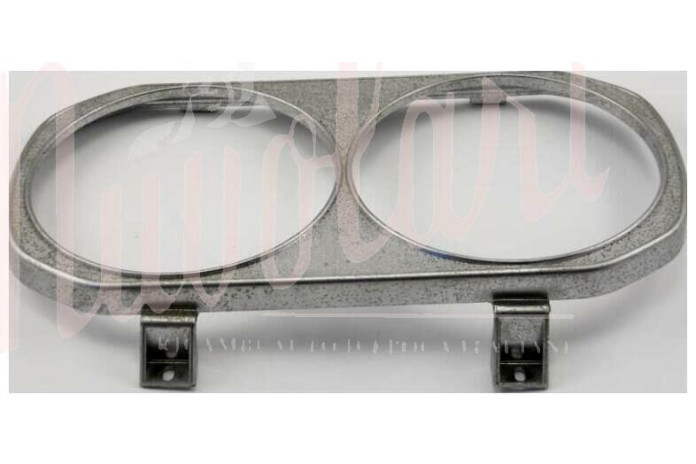 CORNICE FARO DOPPIO SX PLASTICA CROMATA