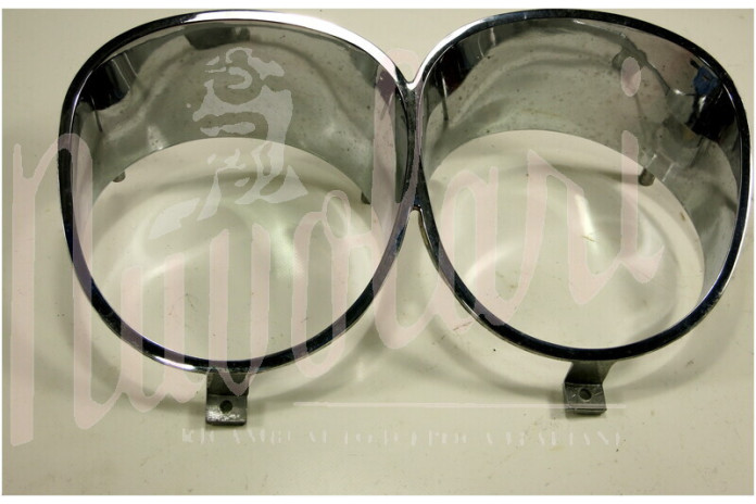 CORNICE FARO ESTERNA METALLO DOPPIO FARO