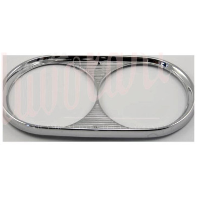 CORNICE FARO ESTERNA METALLO DOPPIO FARO