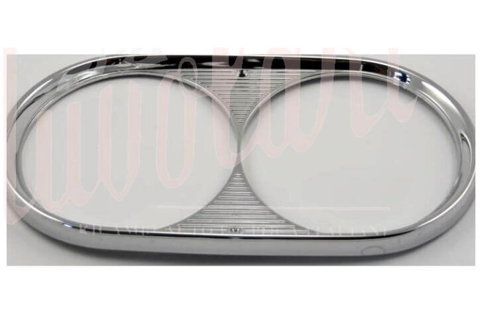 COPPIA CORNICI DOPPIO FARO ESTERNE METALLO