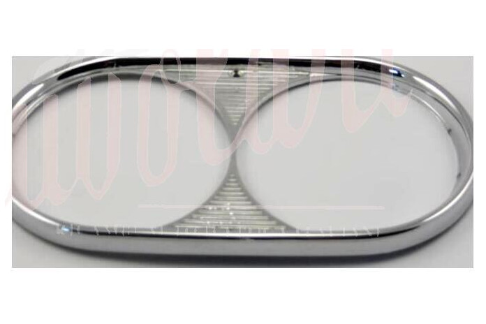 CORNICE FARO ESTERNA METALLO DOPPIO FARO