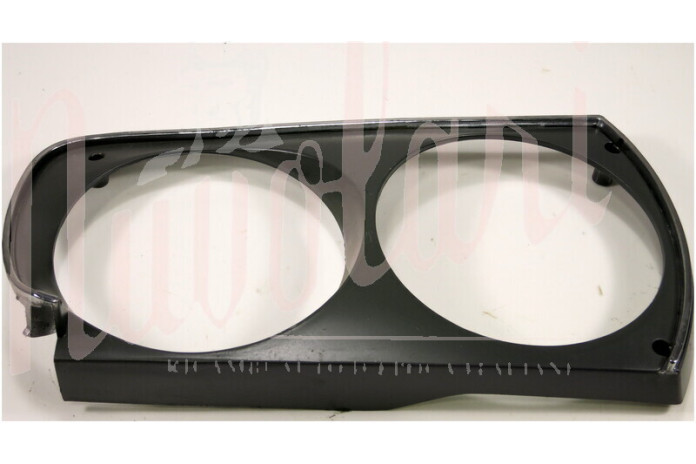 CORNICE FARO EST. DOPPIO FARO IN PLASTICA SCURA