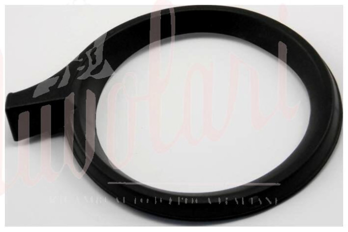 CORNICE FARO ANTERIORE PLASTICA NERA INCASTRO